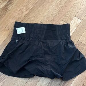 Free People Black Athletic Shorts